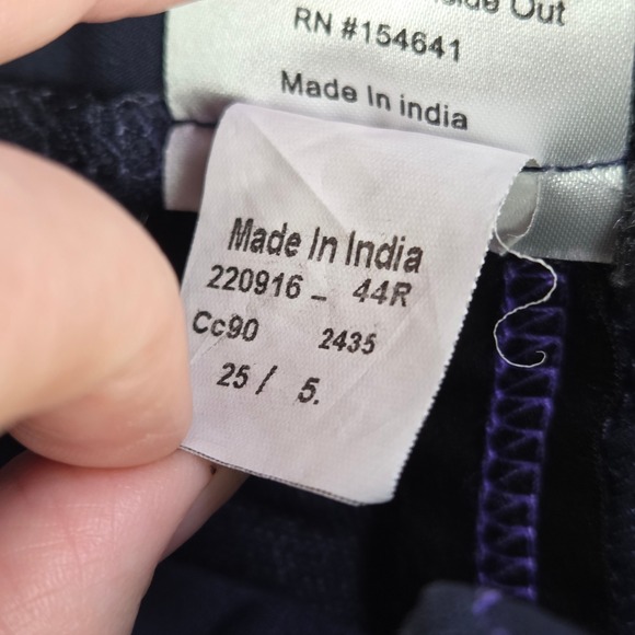 Piper by SmartPak Women's Navy Purple Riding Breeches Equestrian Pants Size 44R - Picture 4 of 8